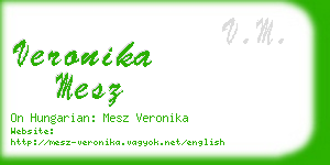 veronika mesz business card